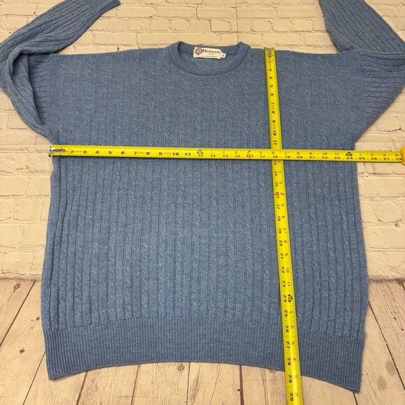 Mackinnon of Scotland Men 100% Wool Cable Knit Sweater Size XL X-Large D037 -26 - Picture 2 of 15